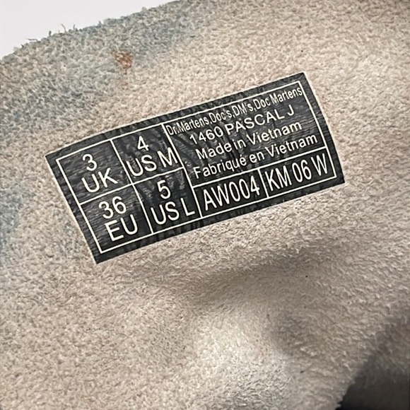 Dr. Martens 1460 Pascal Sparkle Iridescent Suede Boots - EU 36 (US Women’s 5) - Picture 5 of 13